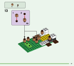 LEGO 21181 instructions page 17 – build guide