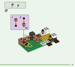 LEGO 21181 instructions page 21 – build guide