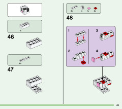 LEGO 21181 instructions page 43 – build guide