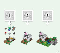 LEGO 21181 instructions page 5 – build guide