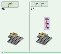 LEGO 21181 instructions page 62 – build guide