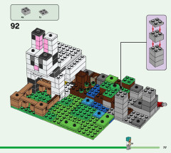 LEGO 21181 instructions page 77 – build guide