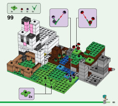 LEGO 21181 instructions page 83 – build guide