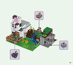 LEGO 21181 instructions page 87 – build guide