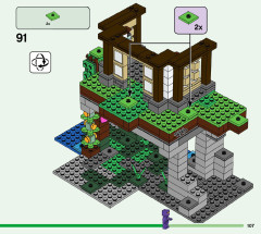 LEGO 21183 instructions page 107 – build guide