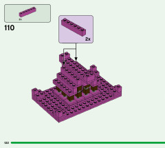 LEGO 21183 instructions page 122 – build guide