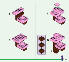 LEGO 21183 instructions page 125 – build guide