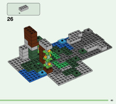 LEGO 21183 instructions page 43 – build guide