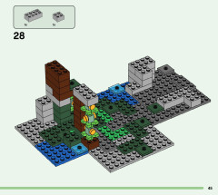 LEGO 21183 instructions page 45 – build guide