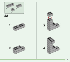 LEGO 21183 instructions page 49 – build guide