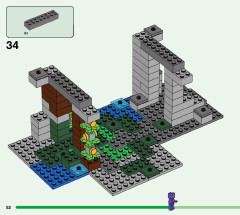 LEGO 21183 instructions page 52 – build guide