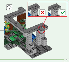 LEGO 21183 instructions page 57 – build guide