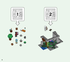 LEGO 21183 instructions page 6 – build guide