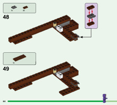 LEGO 21183 instructions page 64 – build guide