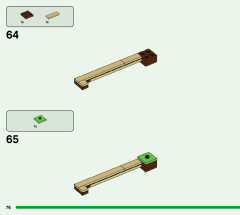 LEGO 21183 instructions page 76 – build guide
