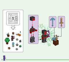 LEGO 21183 instructions page 8 – build guide