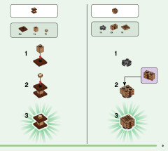 LEGO 21183 instructions page 9 – build guide
