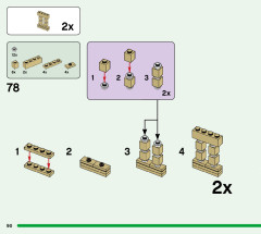 LEGO 21183 instructions page 90 – build guide
