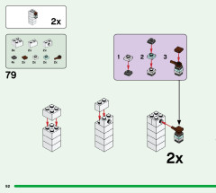LEGO 21183 instructions page 92 – build guide