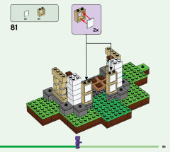 LEGO 21183 instructions page 95 – build guide