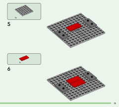 LEGO 21184 instructions page 13 – build guide