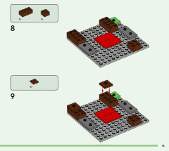 LEGO 21184 instructions page 15 – build guide