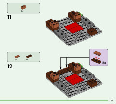 LEGO 21184 instructions page 17 – build guide