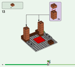 LEGO 21184 instructions page 18 – build guide