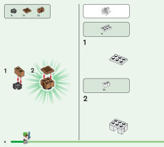 LEGO 21184 instructions page 8 – build guide