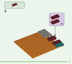 LEGO 21185 instructions page 15 – build guide