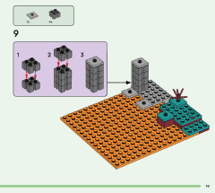 LEGO 21185 instructions page 19 – build guide