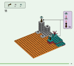 LEGO 21185 instructions page 21 – build guide