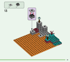 LEGO 21185 instructions page 23 – build guide