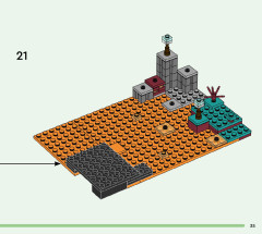 LEGO 21185 instructions page 35 – build guide