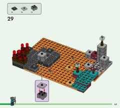 LEGO 21185 instructions page 43 – build guide