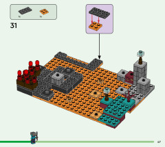 LEGO 21185 instructions page 47 – build guide
