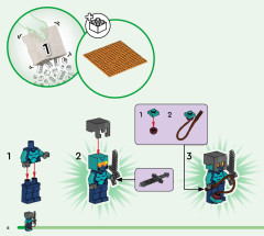 LEGO 21185 instructions page 6 – build guide