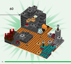 LEGO 21185 instructions page 74 – build guide