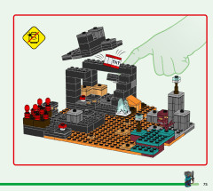 LEGO 21185 instructions page 75 – build guide