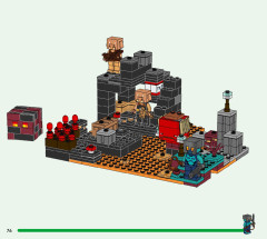 LEGO 21185 instructions page 76 – build guide