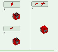 LEGO 21185 instructions page 9 – build guide