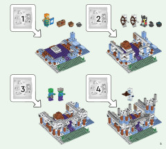 LEGO 21186 instructions page 5 – build guide