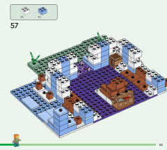 LEGO 21186 instructions page 55 – build guide