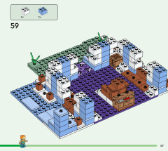 LEGO 21186 instructions page 57 – build guide