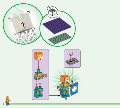 LEGO 21186 instructions page 6 – build guide