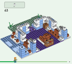 LEGO 21186 instructions page 61 – build guide