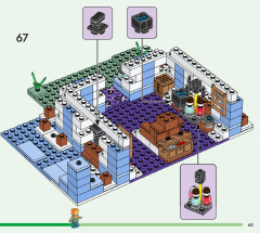 LEGO 21186 instructions page 65 – build guide