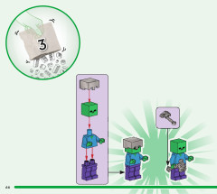LEGO 21186 instructions page 66 – build guide