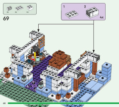LEGO 21186 instructions page 68 – build guide