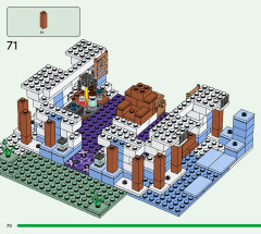 LEGO 21186 instructions page 70 – build guide